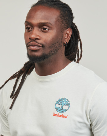 Timberland Back Graphic Short Sleeve Tee Wit