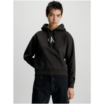 Textiel Dames Sweaters / Sweatshirts Calvin Klein Jeans J20J222346 Zwart
