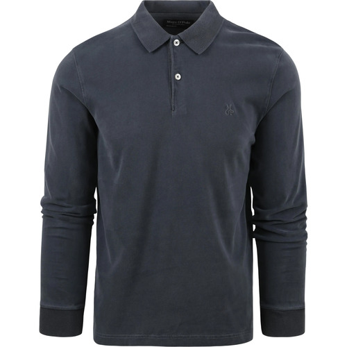 Textiel Heren T-shirts & Polo’s Marc O'Polo Poloshirt Navy Blauw