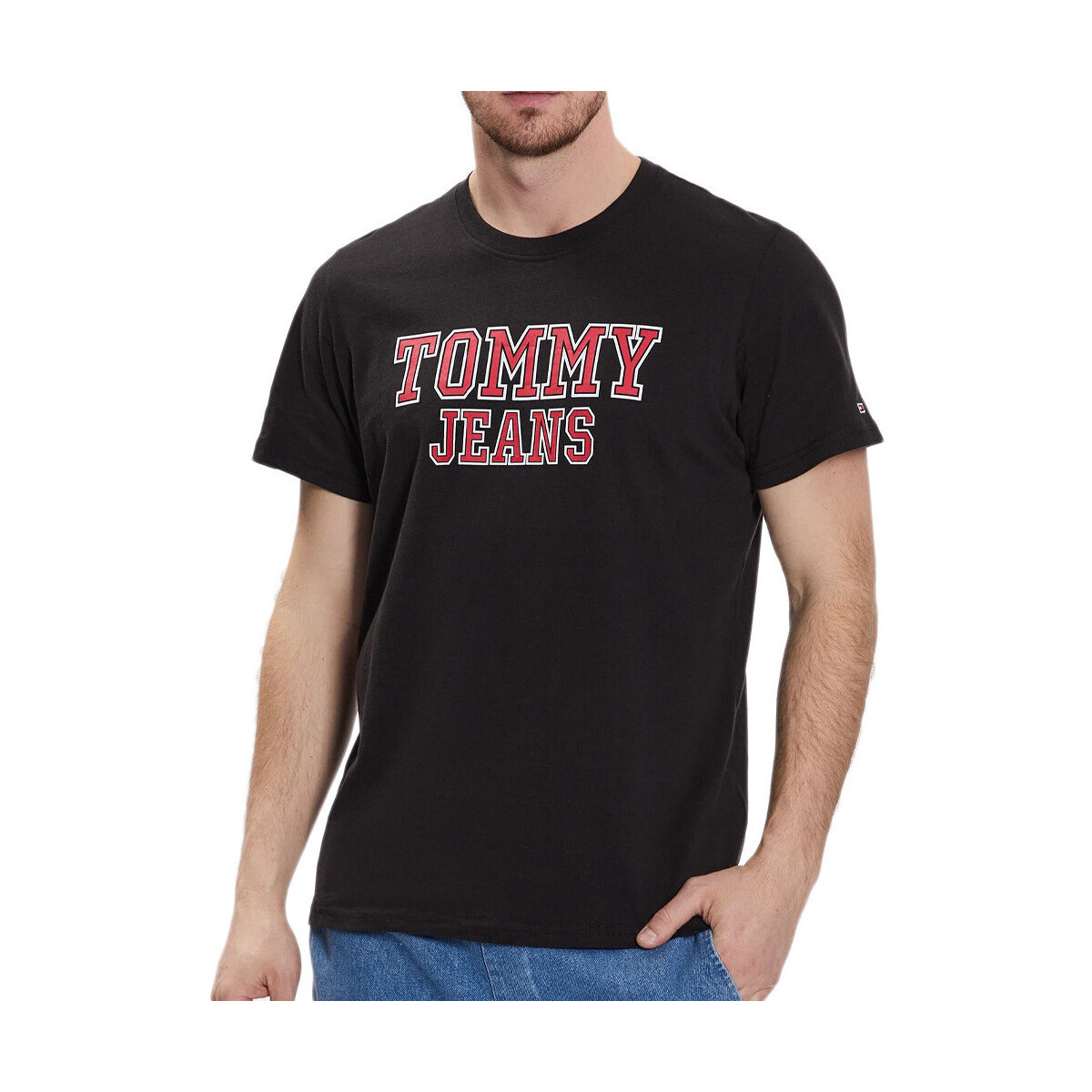 Textiel Heren T-shirts & Polo’s Tommy Hilfiger  Zwart