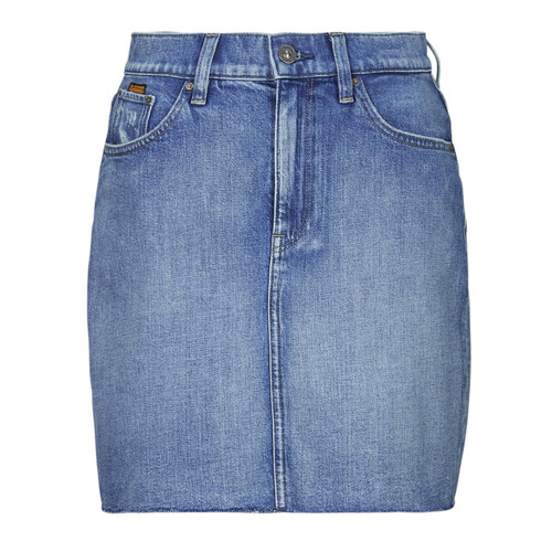 Textiel Dames Rokken G-Star Raw viktoria short skirt raw edge wmn Jeans / Blauw
