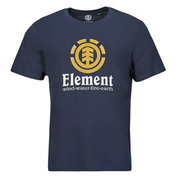 Textiel Heren T-shirts korte mouwen Element VERTICAL SS Marine