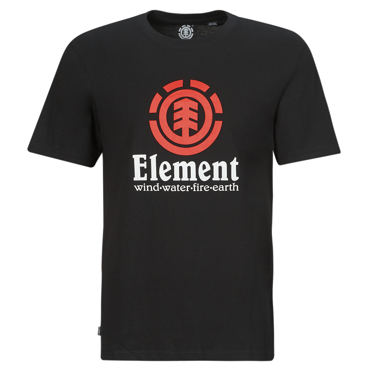 Textiel Heren T-shirts korte mouwen Element VERTICAL SS Zwart
