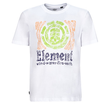 Textiel Heren T-shirts korte mouwen Element VOLLEY SS Wit