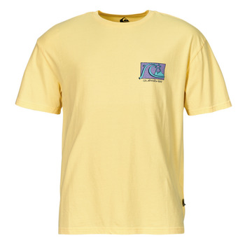 Textiel Heren T-shirts korte mouwen Quiksilver TAKE US BACK BUBBLE SS Geel