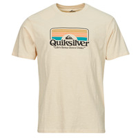 Textiel Heren T-shirts korte mouwen Quiksilver STEP INSIDE SS Wit