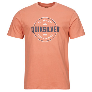 Textiel Heren T-shirts korte mouwen Quiksilver CIRCLE UP SS Koraal