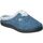 Schoenen Dames Sloffen Calz. Roal R12013 Blauw