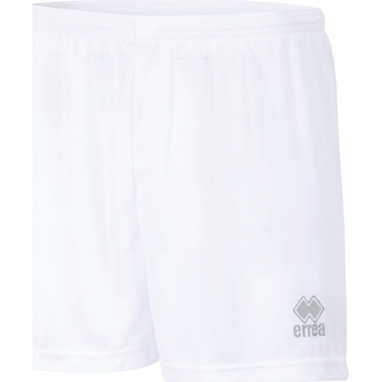 Textiel Jongens Korte broeken / Bermuda's Errea Pantaloni Corti  New Skin Panta Jr Bianco Wit