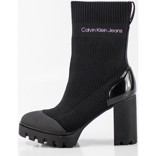 Schoenen Dames Laarzen Calvin Klein Jeans Botas  en color negro para Zwart