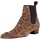 Schoenen Heren Hoge laarzen Jeffery-West Chelsea boots met luipaardprint Bruin
