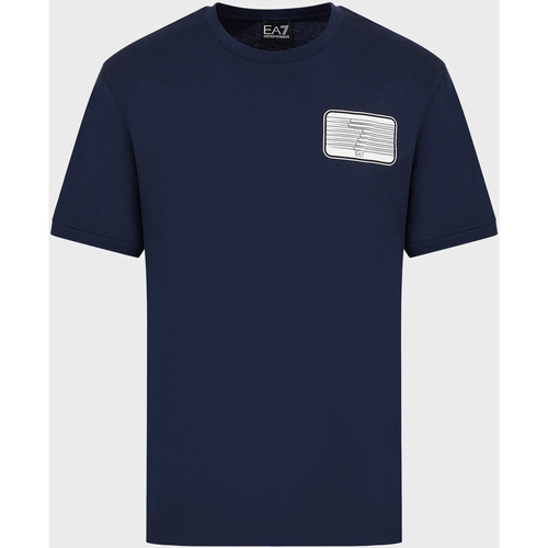 Textiel Heren T-shirts korte mouwen Emporio Armani  Blauw