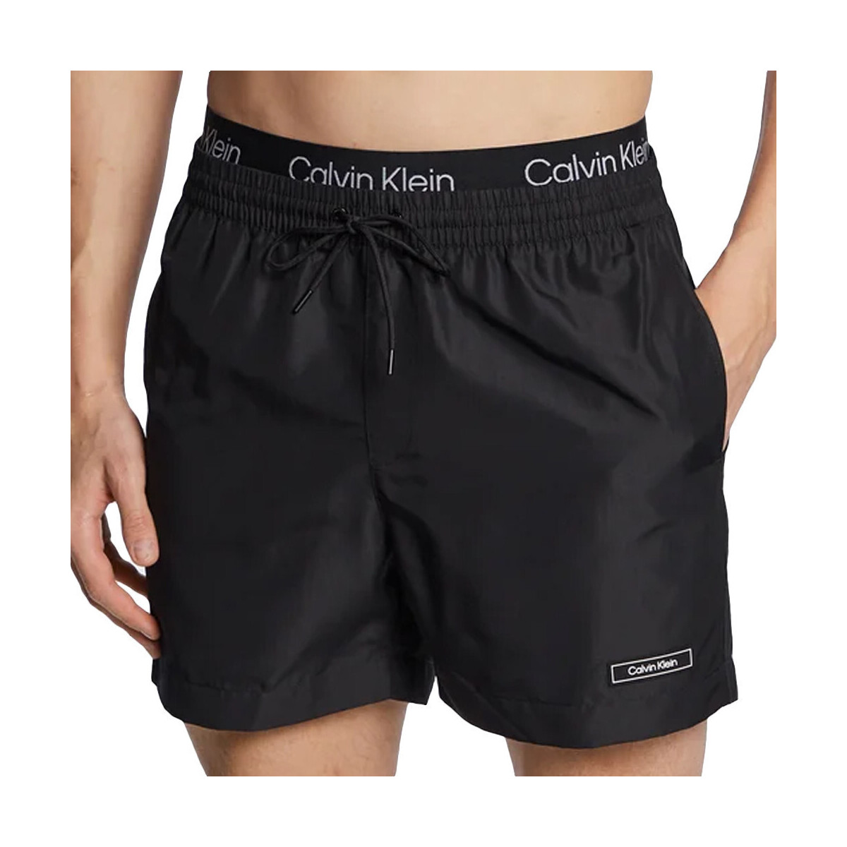 Textiel Heren Zwembroeken/ Zwemshorts Calvin Klein Jeans  Zwart