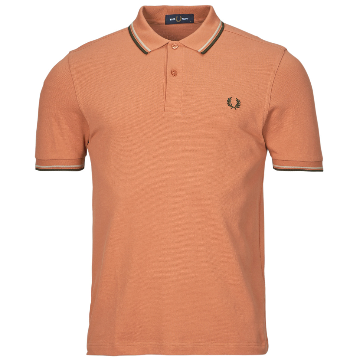 Textiel Heren Polo's korte mouwen Fred Perry TWIN TIPPED FRED PERRY SHIRT Koraal