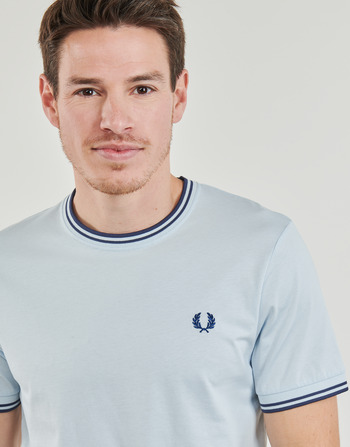Fred Perry TWIN TIPPED T-SHIRT Blauw / Marine