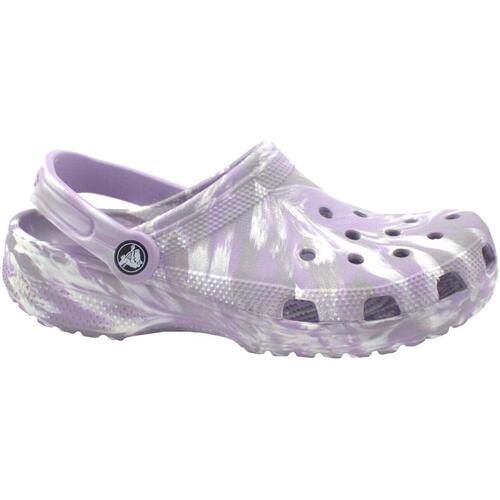 Schoenen Dames Leren slippers Crocs CRO-RRR-206867-5PT Violet