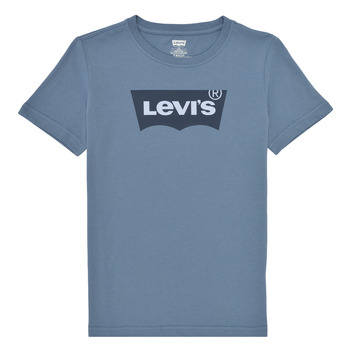 Levis Levi's Kids T-shirt BATWING met logo middenblauw Jongens Logo 140
