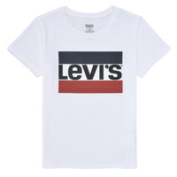 Textiel Meisjes T-shirts korte mouwen Levi's SPORTSWEAR LOGO TEE Wit