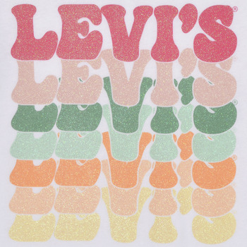 Levi's ORGANIC RETRO LEVIS SS TEE Multicolour / Wit