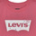 Textiel Meisjes T-shirts korte mouwen Levi's MULTI DAISY BATWING TEE Roze / Wit