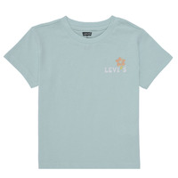 Textiel Meisjes T-shirts korte mouwen Levi's OCEAN BEACH SS TEE Blauw / Pastel / Oranje / Pastel