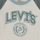 Textiel Jongens T-shirts met lange mouwen Levi's PREP COLORBLOCK LONGSLEEVE Wit / Groen