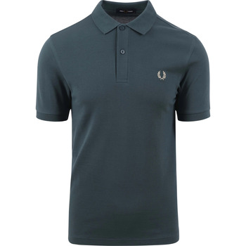 Textiel Heren T-shirts & Polo’s Fred Perry Polo Plain Petrol Groen