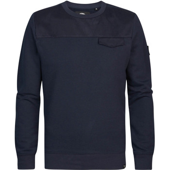 Petrol Industries Sweater Navy Blauw