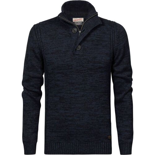 Textiel Heren Sweaters / Sweatshirts Petrol Industries Mocker Trui Navy Blauw