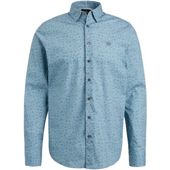 Textiel Heren Overhemden lange mouwen Vanguard Overhemd Print Lichtblauw Blauw