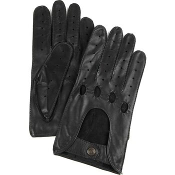 Accessoires Heren Handschoenen Laimbock Autohandschoen Miami Zwart Zwart