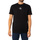 Textiel Heren T-shirts korte mouwen Calvin Klein Jeans Monologo normaal T-shirt Zwart