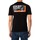 Textiel Heren T-shirts korte mouwen Emporio Armani EA7 Grafisch jersey T-shirt op de rug Zwart
