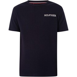 Textiel Heren Pyjama's / nachthemden Tommy Hilfiger T-shirt van het merk Lounge Blauw