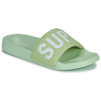 Schoenen Dames slippers Superdry Sandales De Piscine Véganes Core Groen / Wit