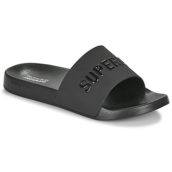 Schoenen Heren slippers Superdry Sandales De Piscine À Logo Véganes Zwart