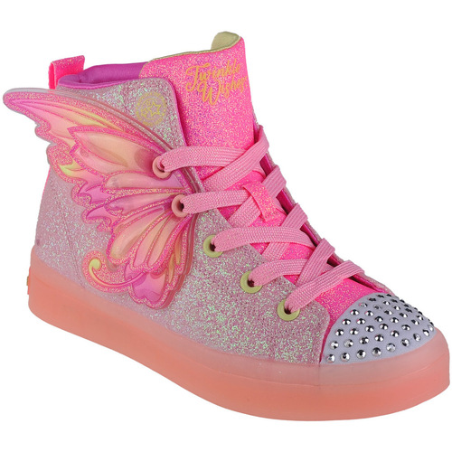 Schoenen Meisjes Lage sneakers Skechers Twi-Lites 2.0-Twinkle Wishes Roze