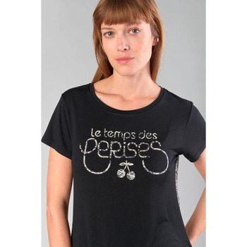 Le Temps des Cerises T-shirt DERAY Zwart
