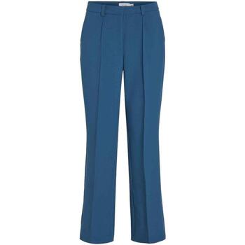 Textiel Dames Broeken / Pantalons Vila  Blauw