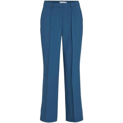 Textiel Dames Broeken / Pantalons Vila  Blauw