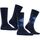 Accessoires Heren Sokken Burlington Everyday 2-Pack Donkerblauw 6121 Blauw