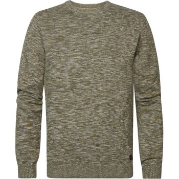 Textiel Heren Sweaters / Sweatshirts Petrol Industries Pullover Trui Melange Groen Groen