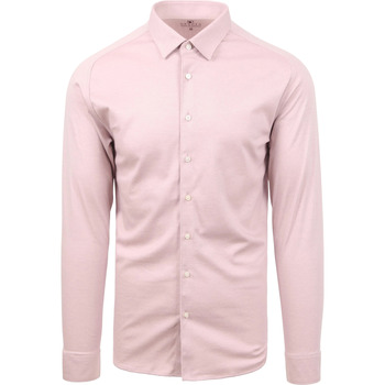 Textiel Heren Overhemden lange mouwen Desoto Overhemd Strijkvrij Kent Roze Roze