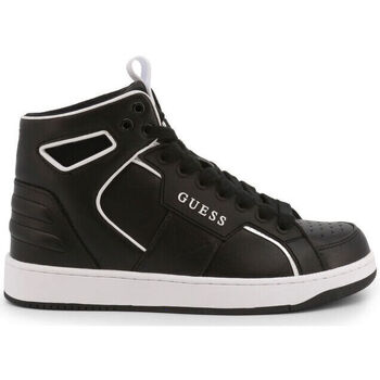 Schoenen Dames Sneakers Guess basqet fl7bsq lea12 black Zwart