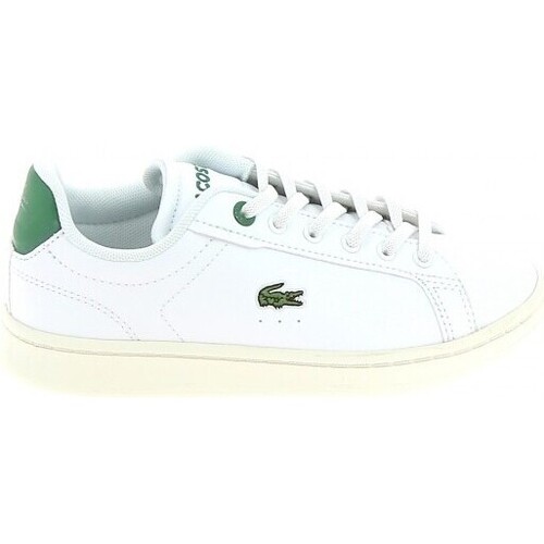 Schoenen Jongens Sneakers Lacoste Carnaby Pro C Blanc Vert Wit