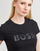 Textiel Dames T-shirts korte mouwen BOSS Eventsa4 Zwart