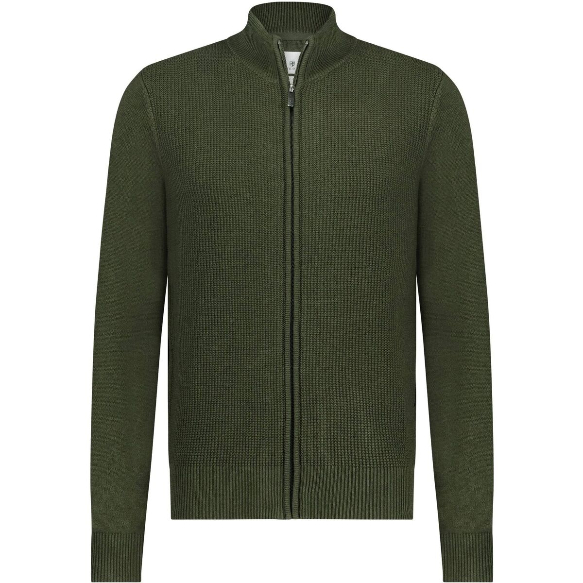 Textiel Heren Sweaters / Sweatshirts State Of Art Vest Zip Plain Donkergroen Groen