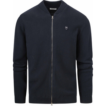 Textiel Heren Sweaters / Sweatshirts Knowledge Cotton Apparel Vest Navy Blauw