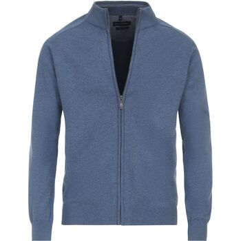 Textiel Heren Sweaters / Sweatshirts Casa Moda Vest Zip Petrol Blauw Blauw
