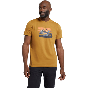 Textiel Heren T-shirts met lange mouwen Mountain Warehouse  Beige